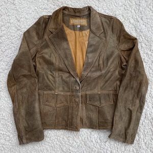 Alan Michael Leather Bronze Jacket